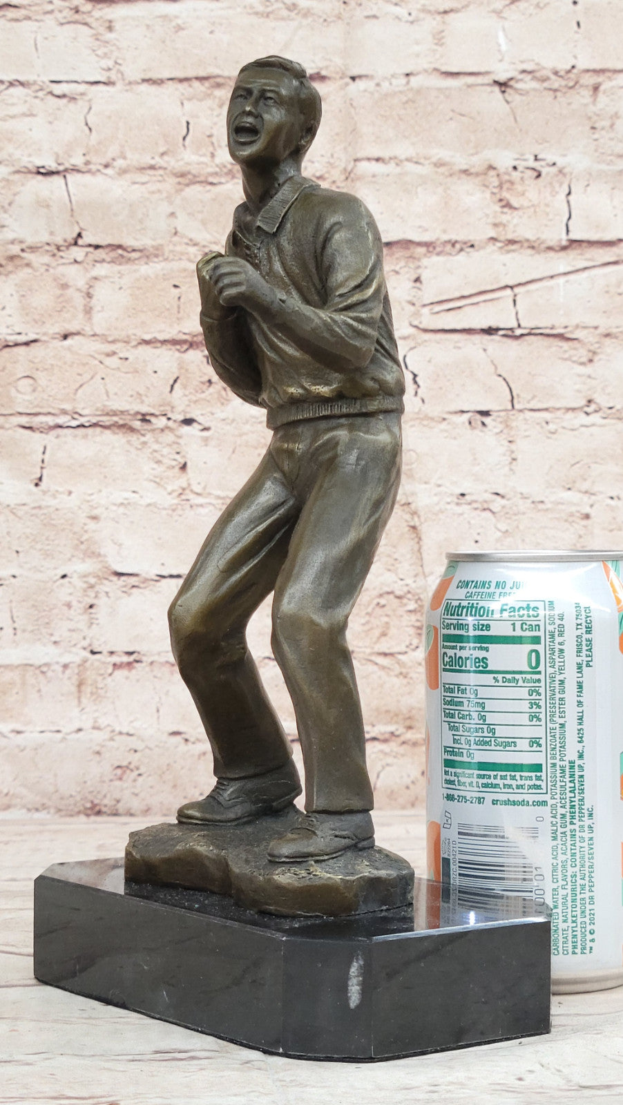Lost Wax Method Bronze Statue by Evan Stone, Asian Street Fighter