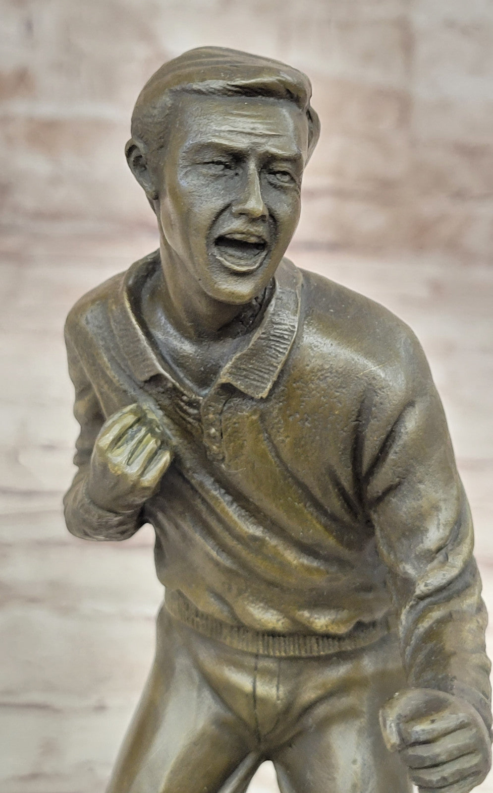 Lost Wax Method Bronze Statue by Evan Stone, Asian Street Fighter