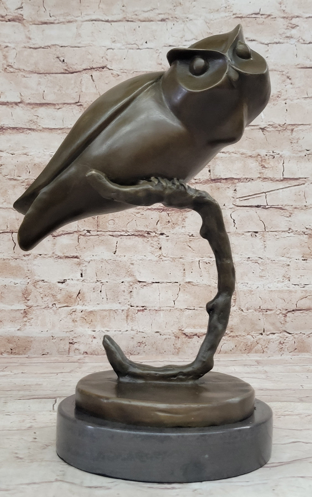 Evan Stone Original Owl Artwork Bronze Statue Decor Modern Artwork