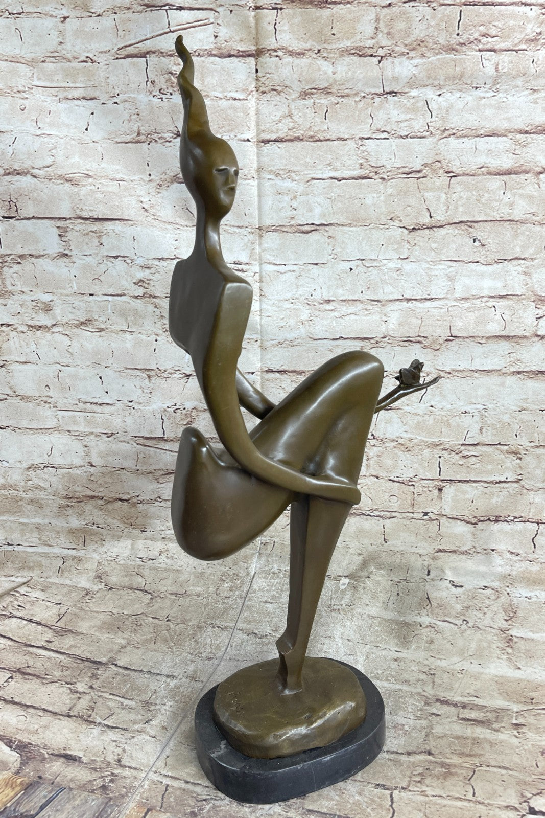 Classic After Picasso Abstract Art Female Bronze Sculpture Woman Statue Figure