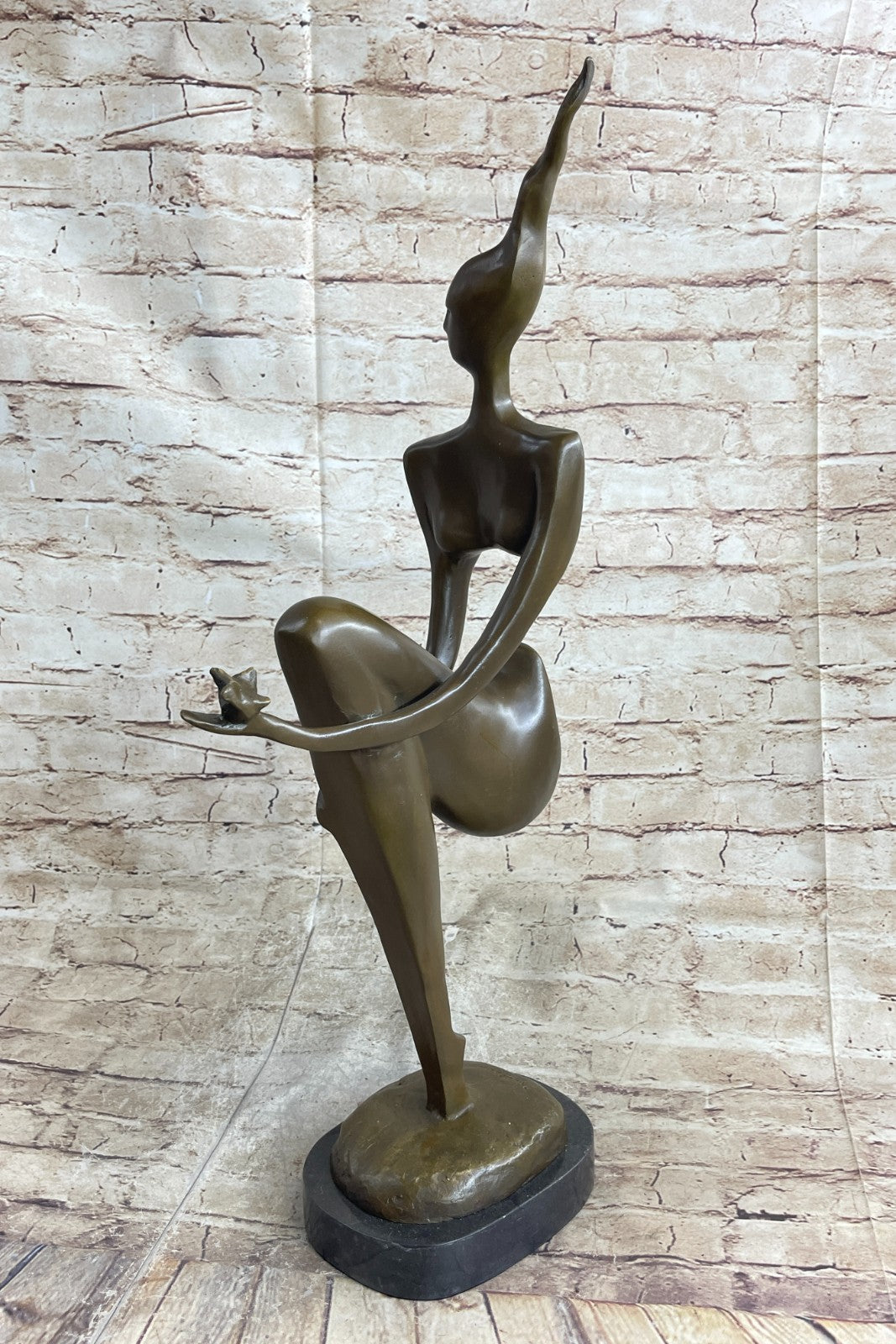 Classic After Picasso Abstract Art Female Bronze Sculpture Woman Statue Figure