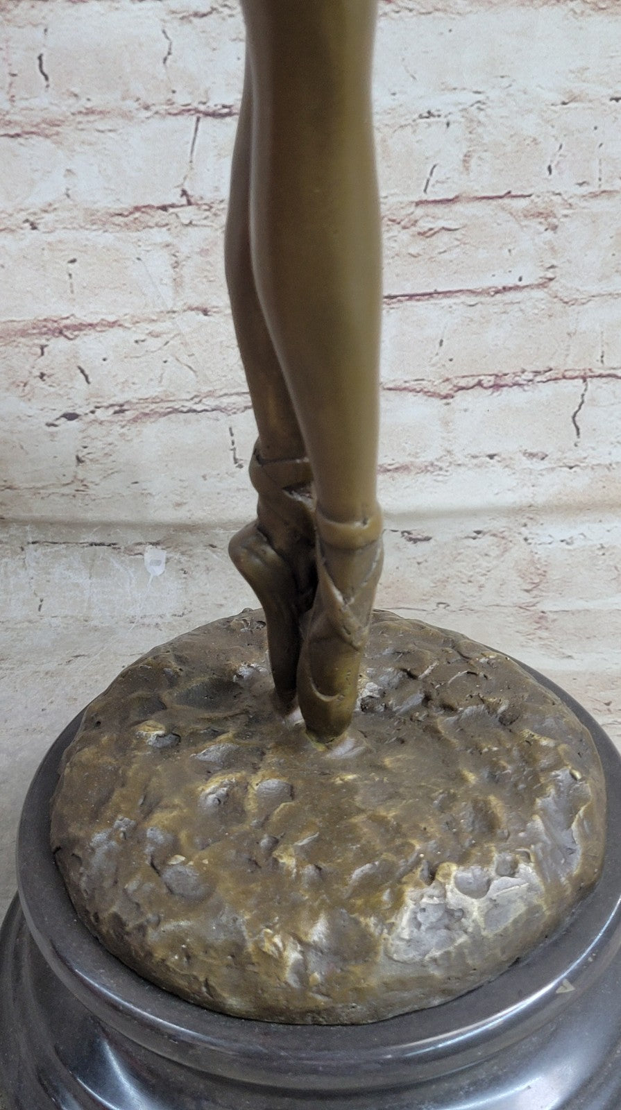 Sculpture by Swiss Artist Collet Bronze w/ Brown Patina Ballerina Limited Edition