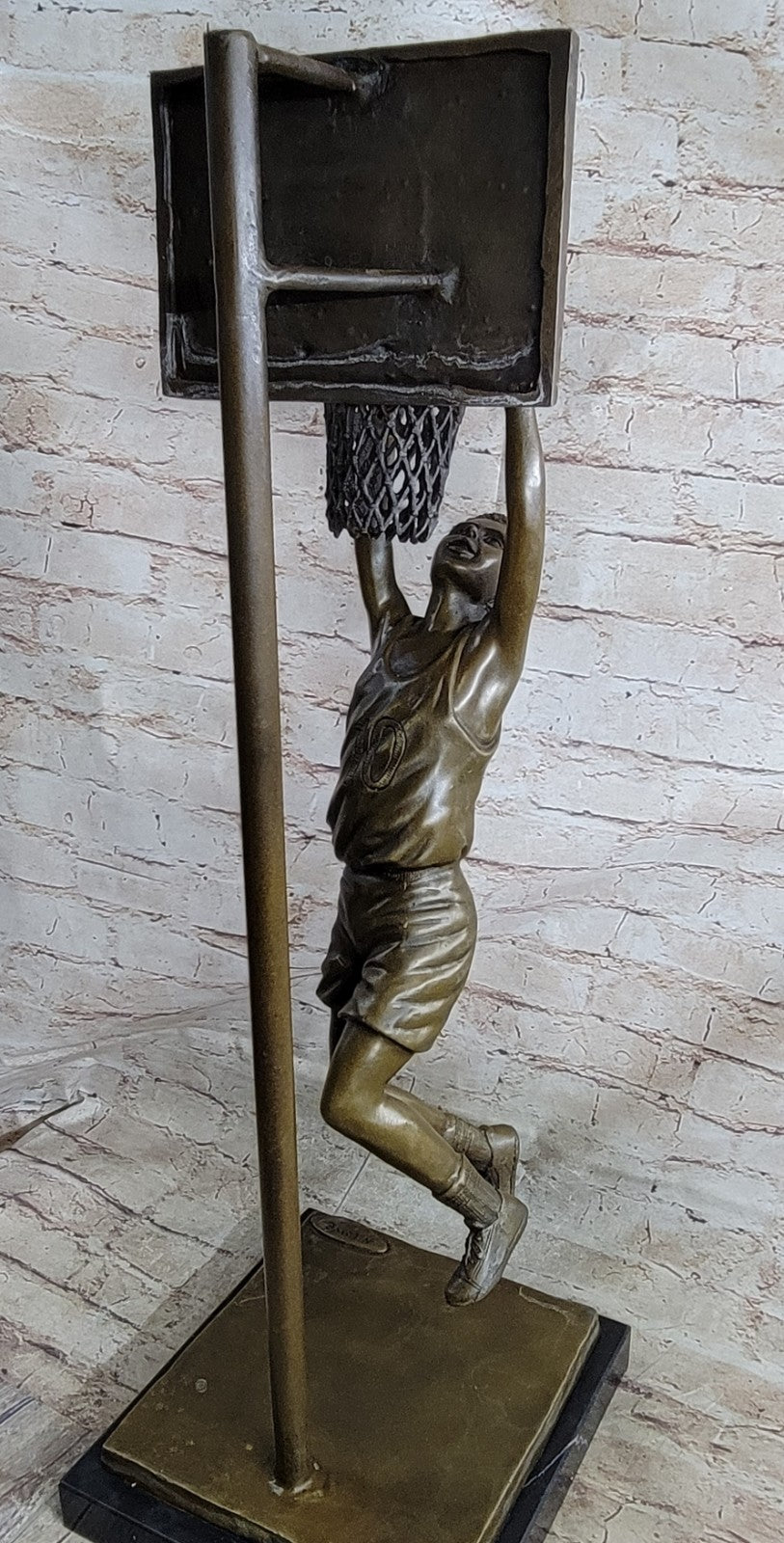 Basketball Player Athlete NBA Bronze Statue Sculpture Figurine Trophy Figure Art