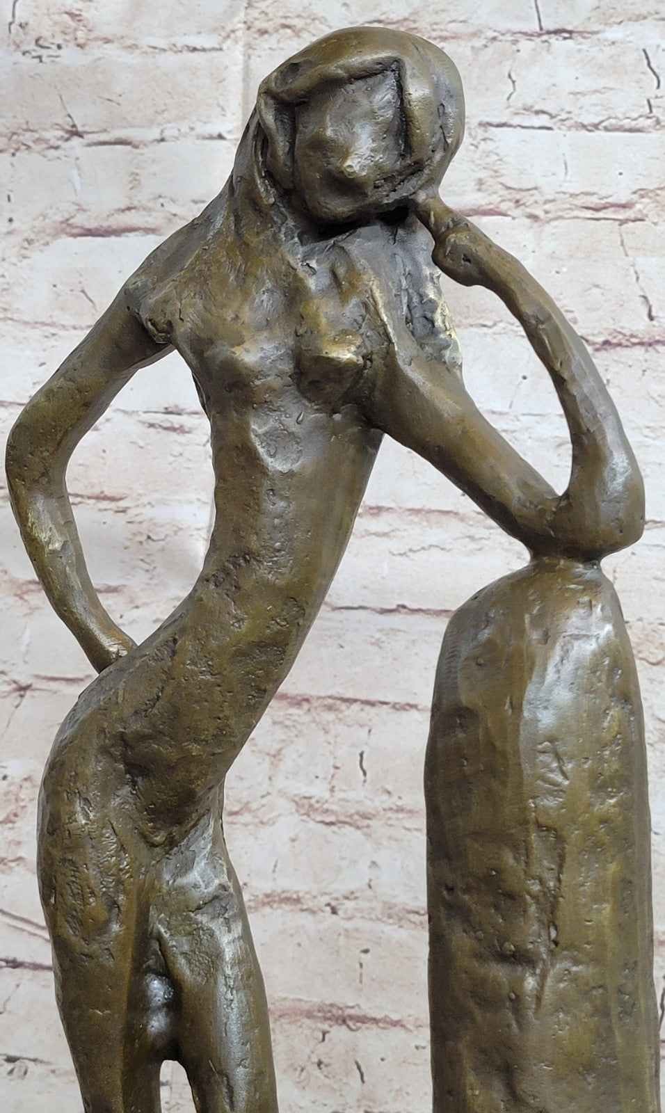Hand Made Genuine Bronze 19" Tall Henry Matisse Entitled La Serpentine Bronze