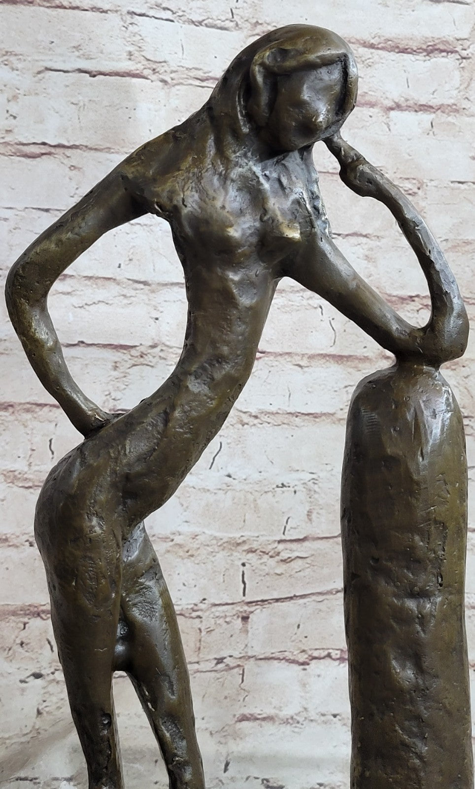 Hand Made Genuine Bronze 19" Tall Henry Matisse Entitled La Serpentine Bronze