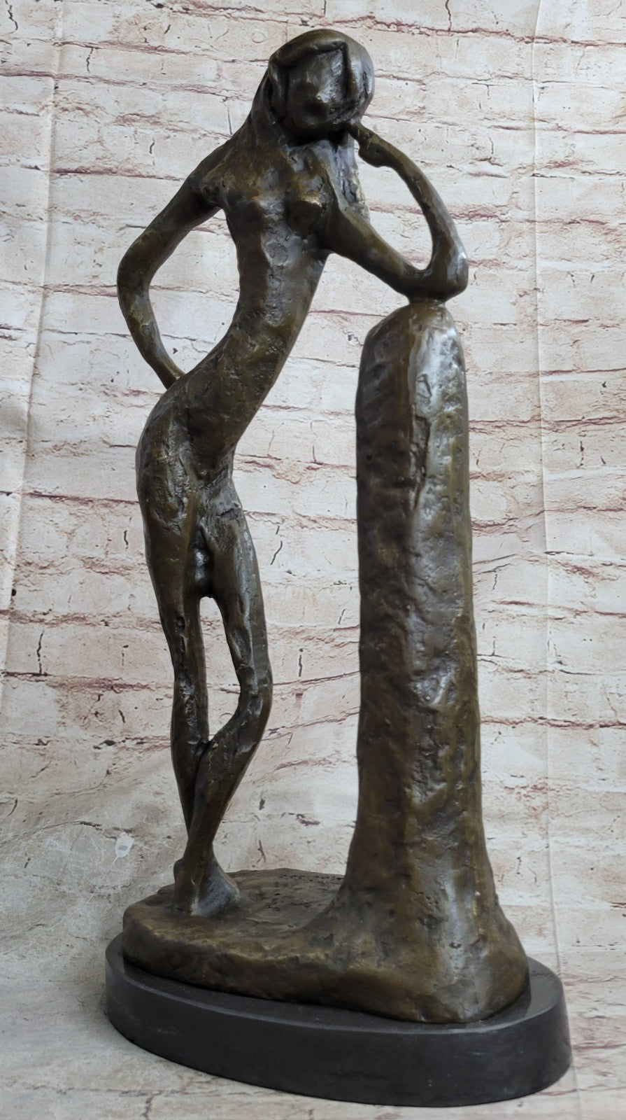 Hand Made Genuine Bronze 19" Tall Henry Matisse Entitled La Serpentine Bronze