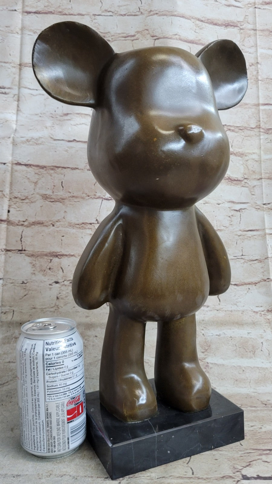 16" Tall Collector Edition Collectible Mickey Mouse Bronze Sculpture Figurine