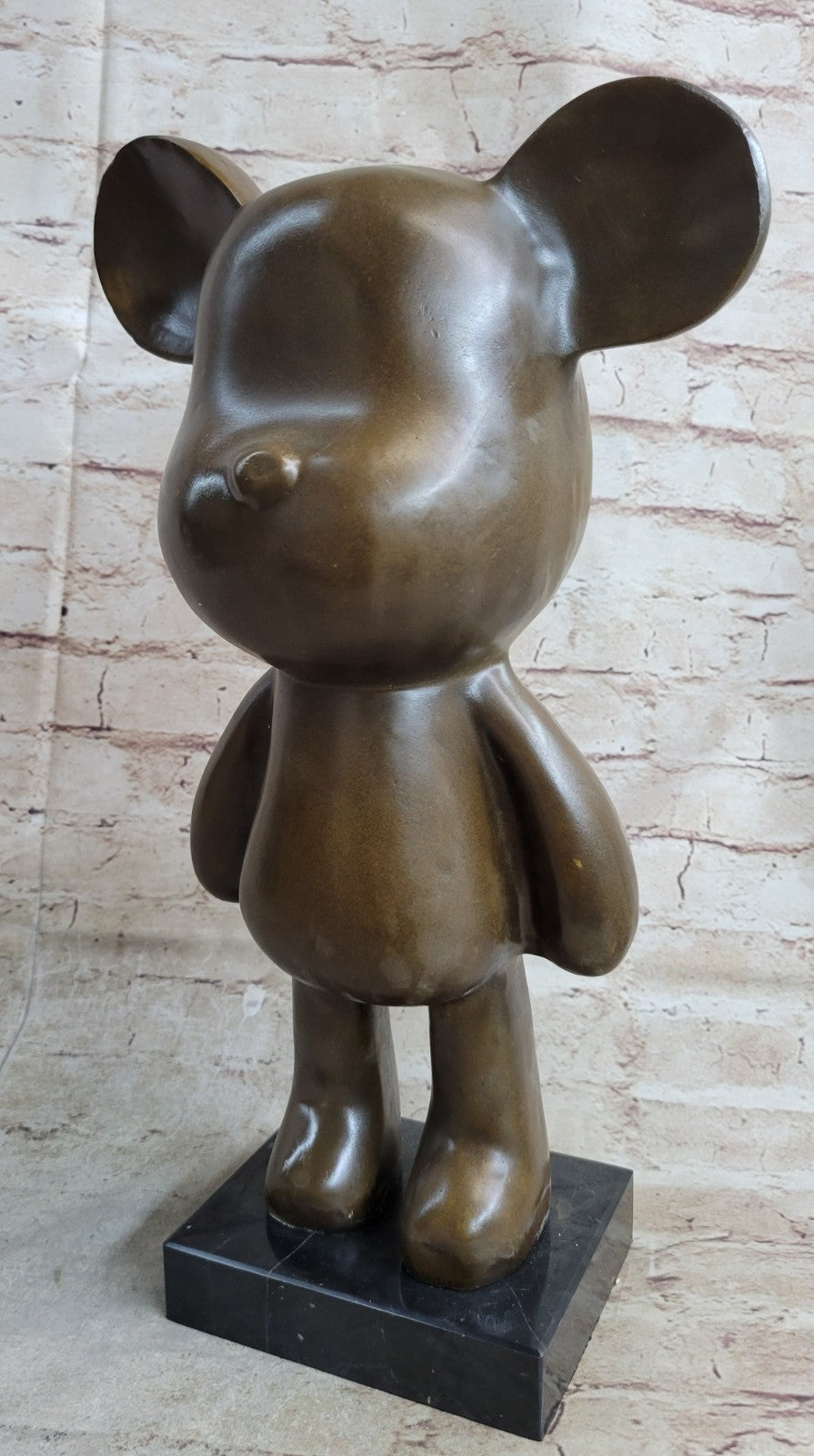 16" Tall Collector Edition Collectible Mickey Mouse Bronze Sculpture Figurine