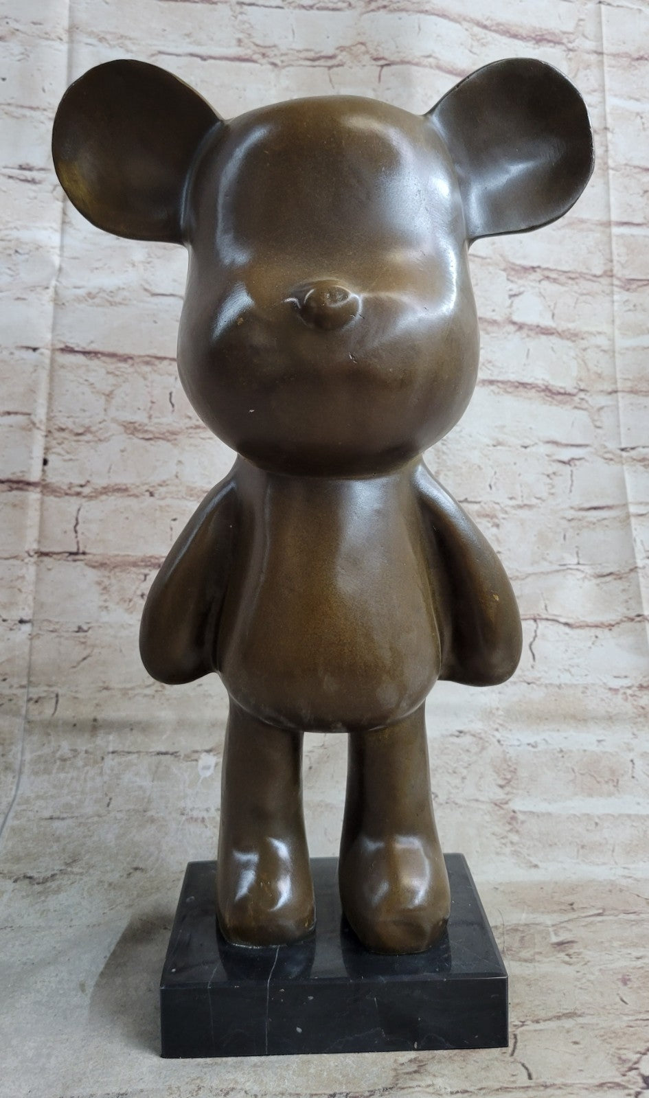 16" Tall Collector Edition Collectible Mickey Mouse Bronze Sculpture Figurine