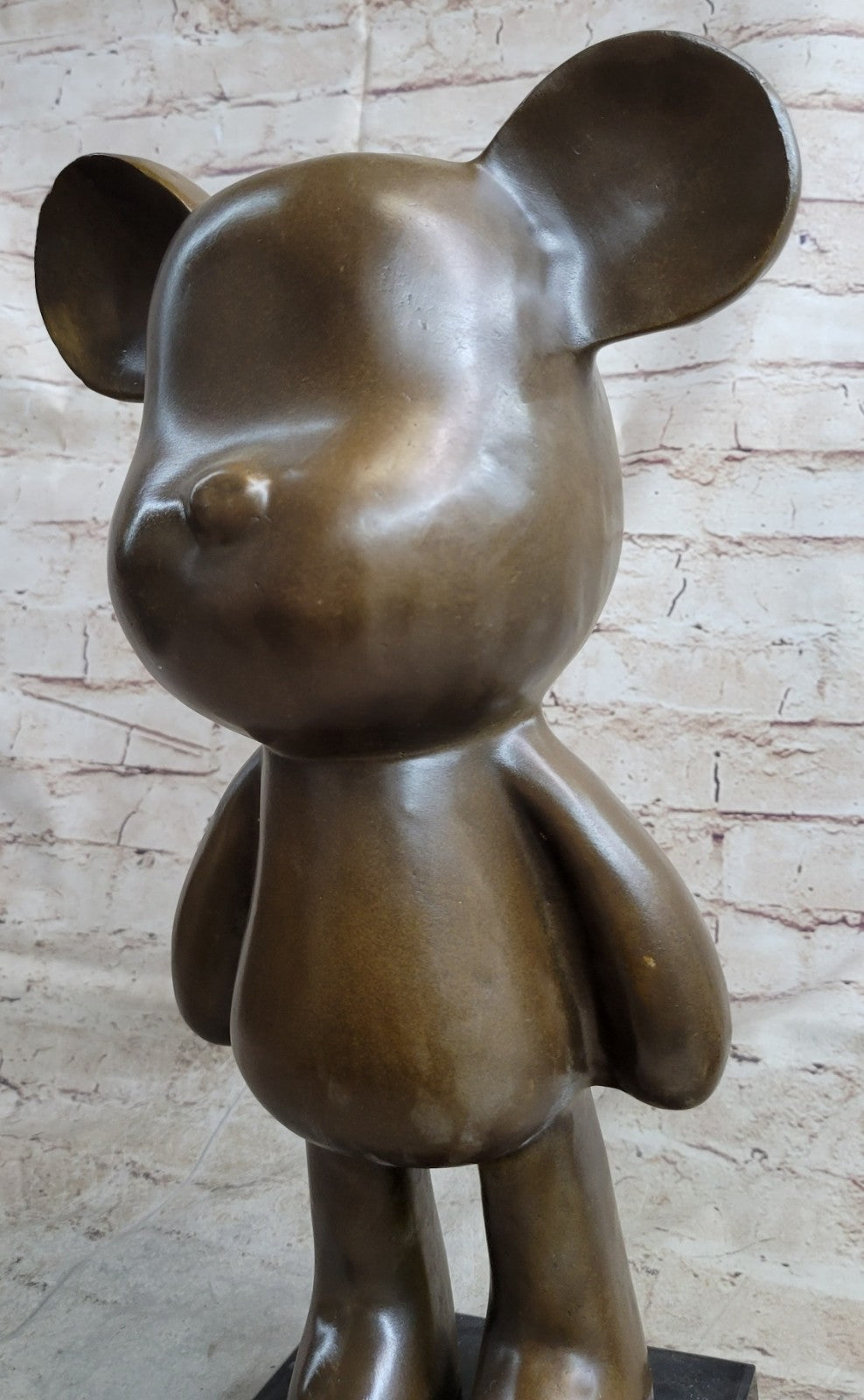 16" Tall Collector Edition Collectible Mickey Mouse Bronze Sculpture Figurine