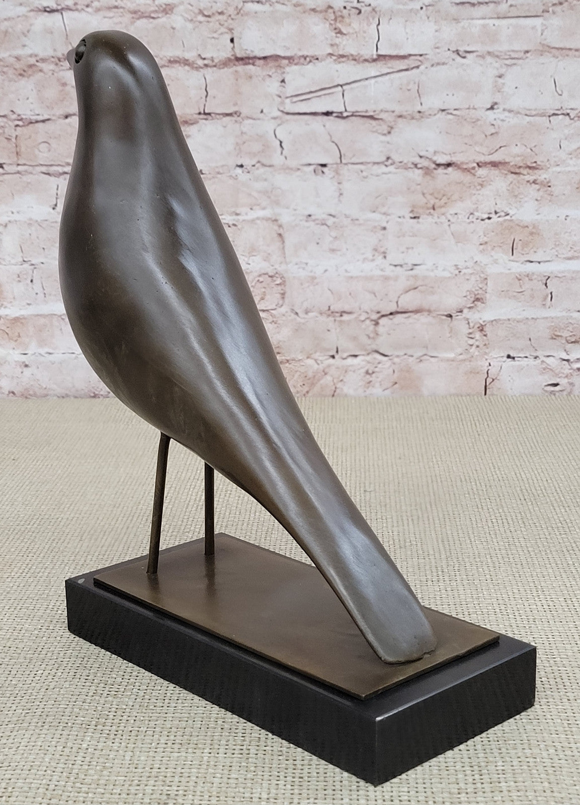 Hot Cast Bronze Sculpture Williams Abstract Bird Mid Century Signed