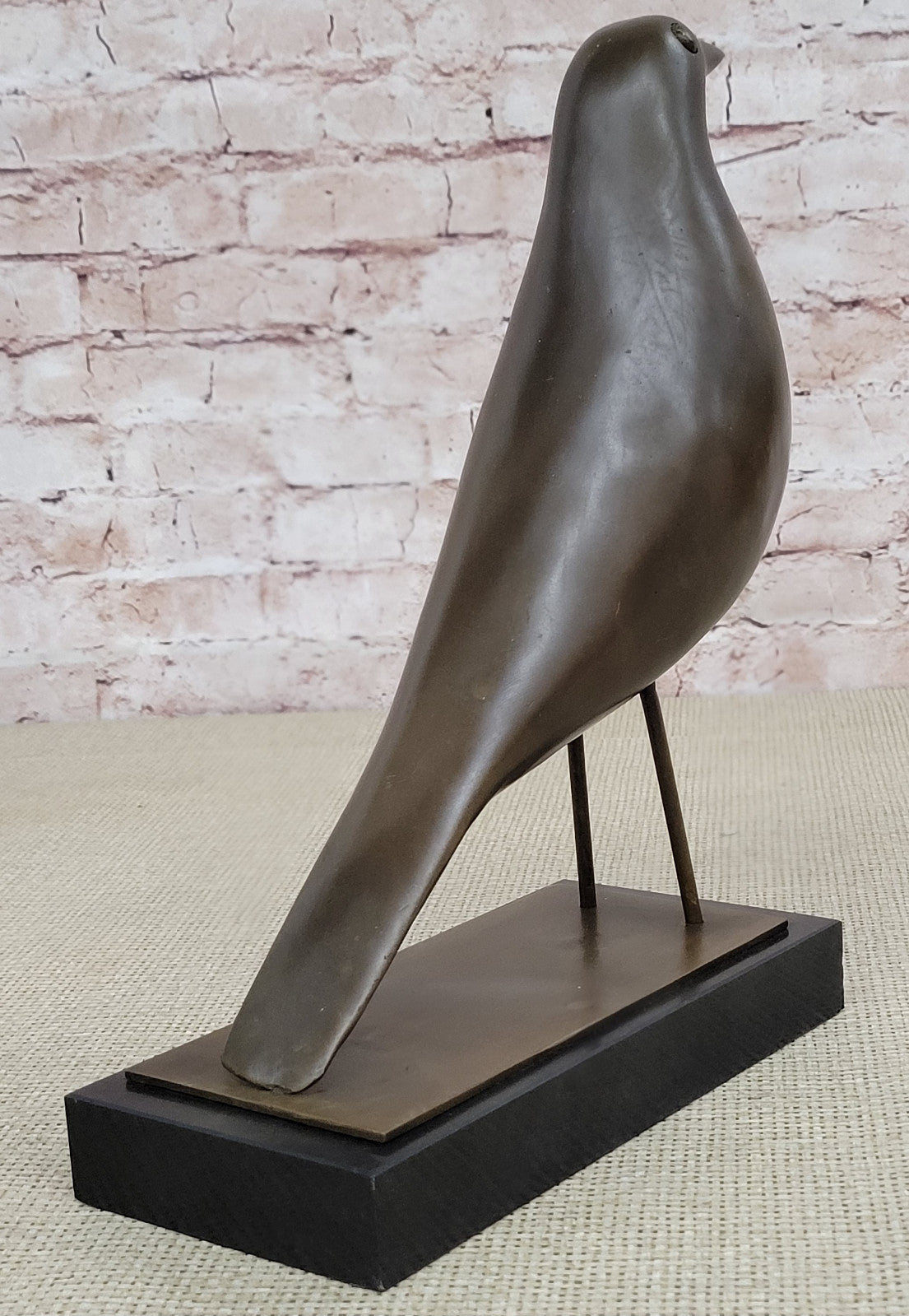 Hot Cast Bronze Sculpture Williams Abstract Bird Mid Century Signed