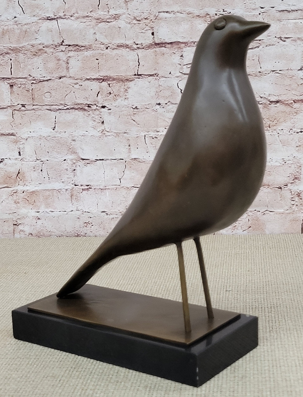Hot Cast Bronze Sculpture Williams Abstract Bird Mid Century Signed