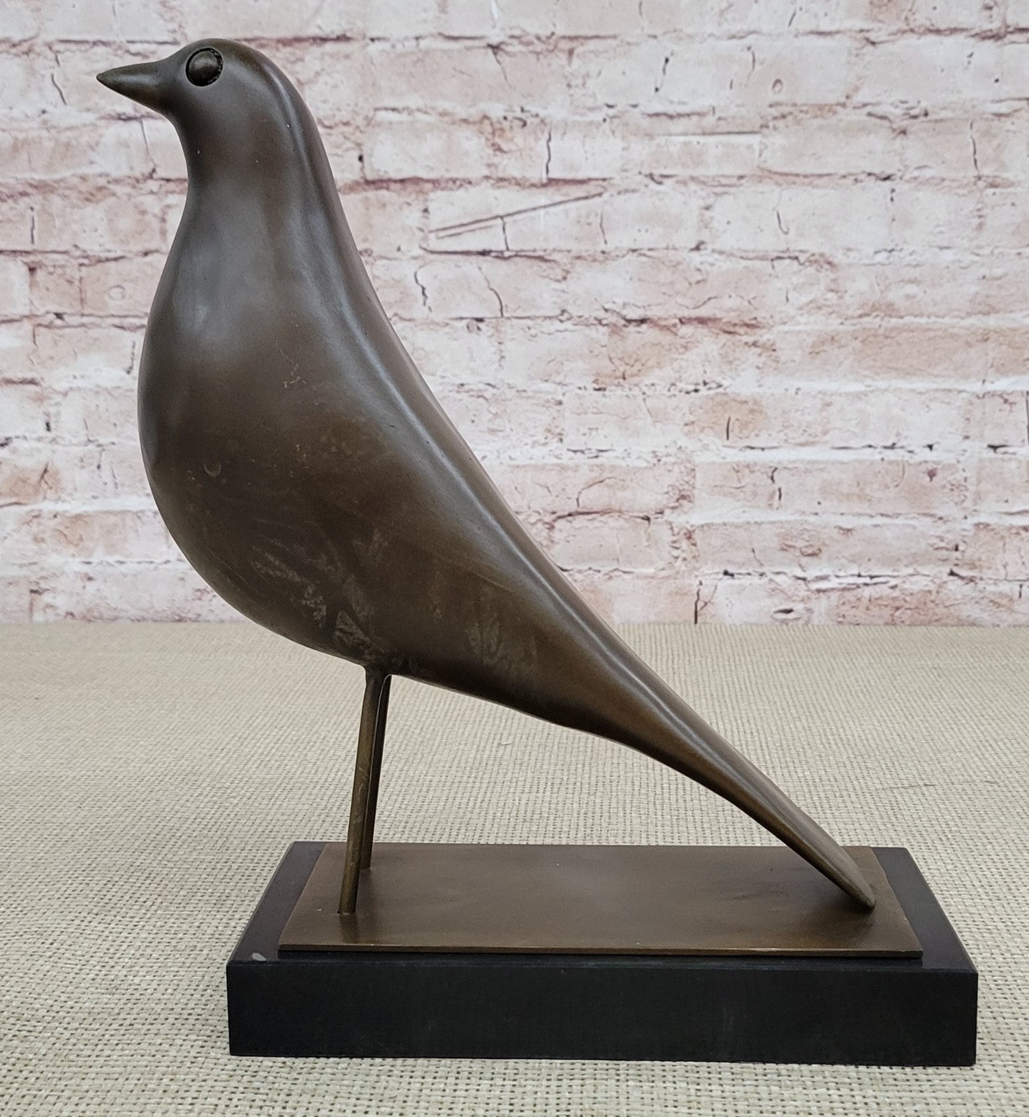 Hot Cast Bronze Sculpture Williams Abstract Bird Mid Century Signed