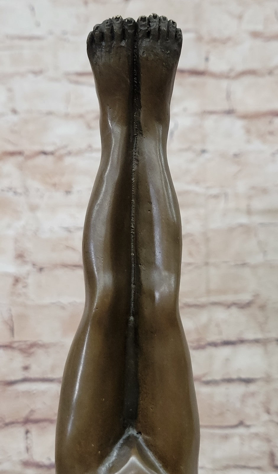 Bronze Sculpture Hand Stand Gymnast Figurine Hot Cast Lost Wax Method Fransisci