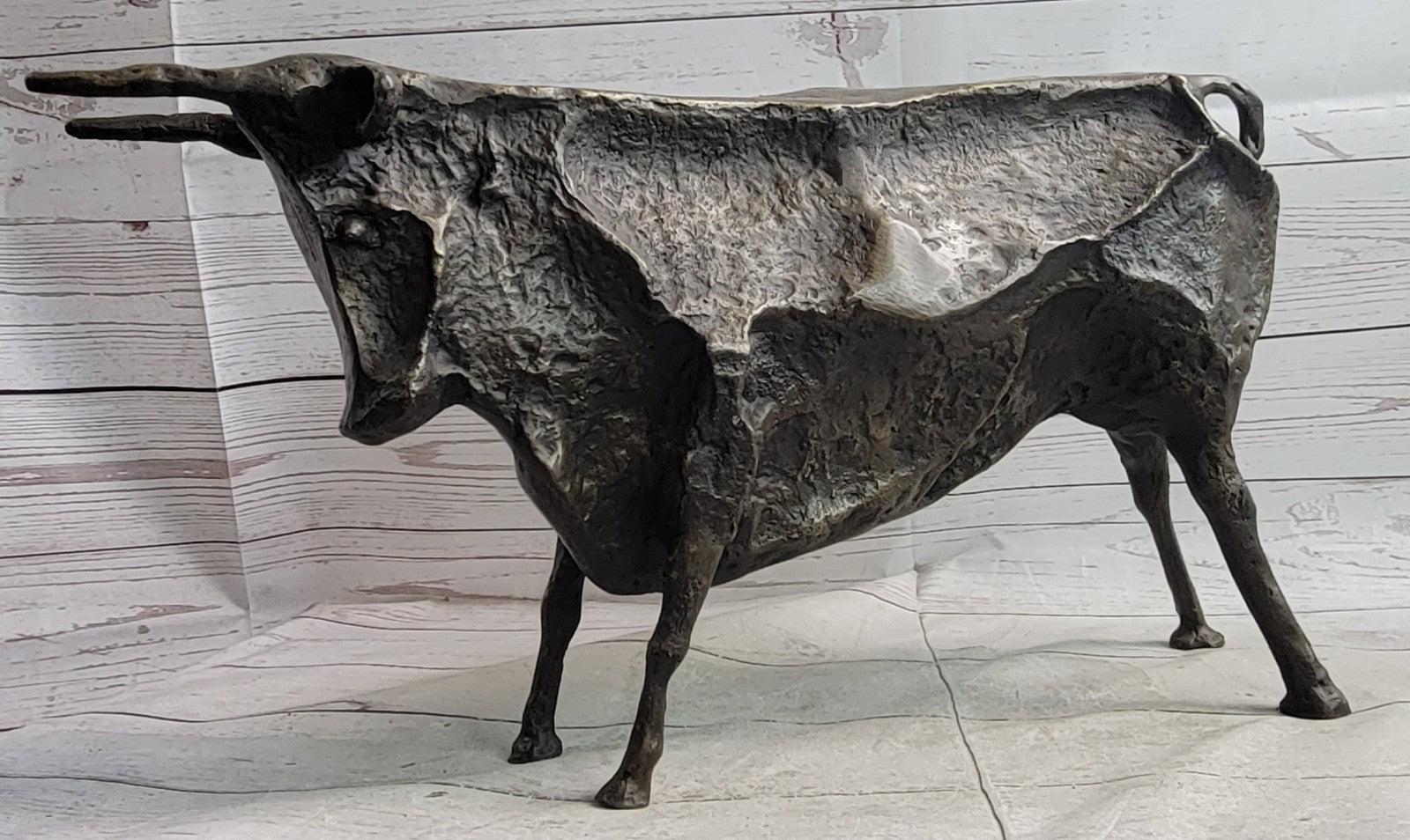 Picasso Bull Bronze Sculpture- abstract Bull after Picasso Extra Large Gift Sale