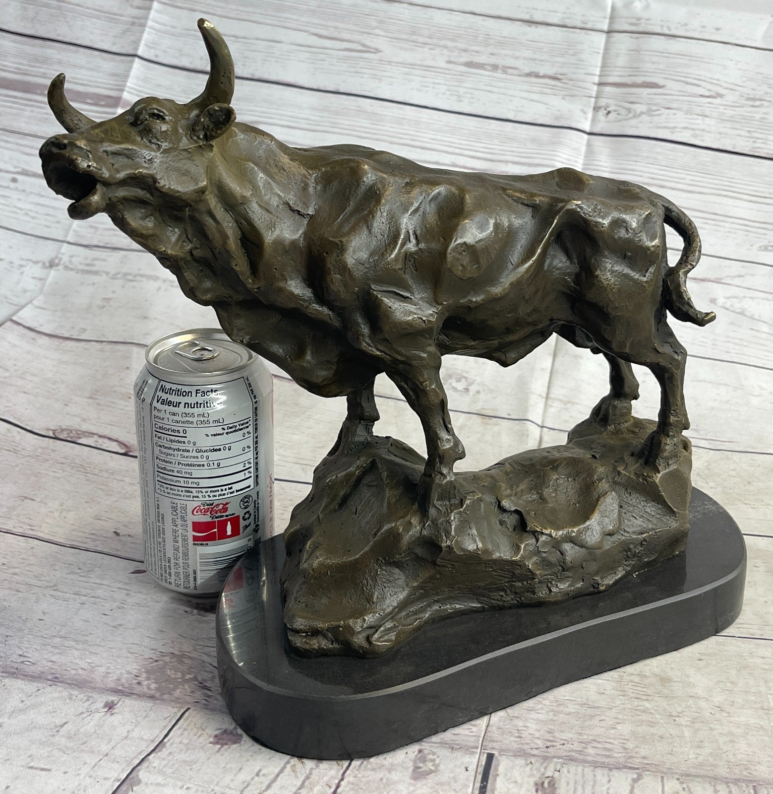 Handcrafted Bronze Sculpture  Bullfight Bull French artist barye Deco Art Artwork
