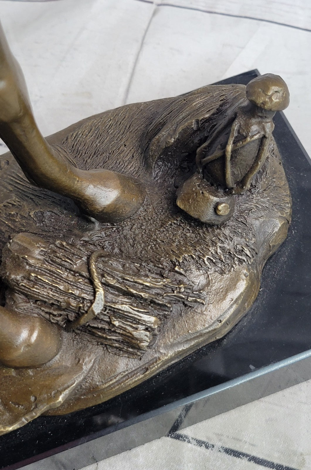 Art Deco Western Art Work Horse Bronze Sculpture Farm Cabin Decoration Figurine