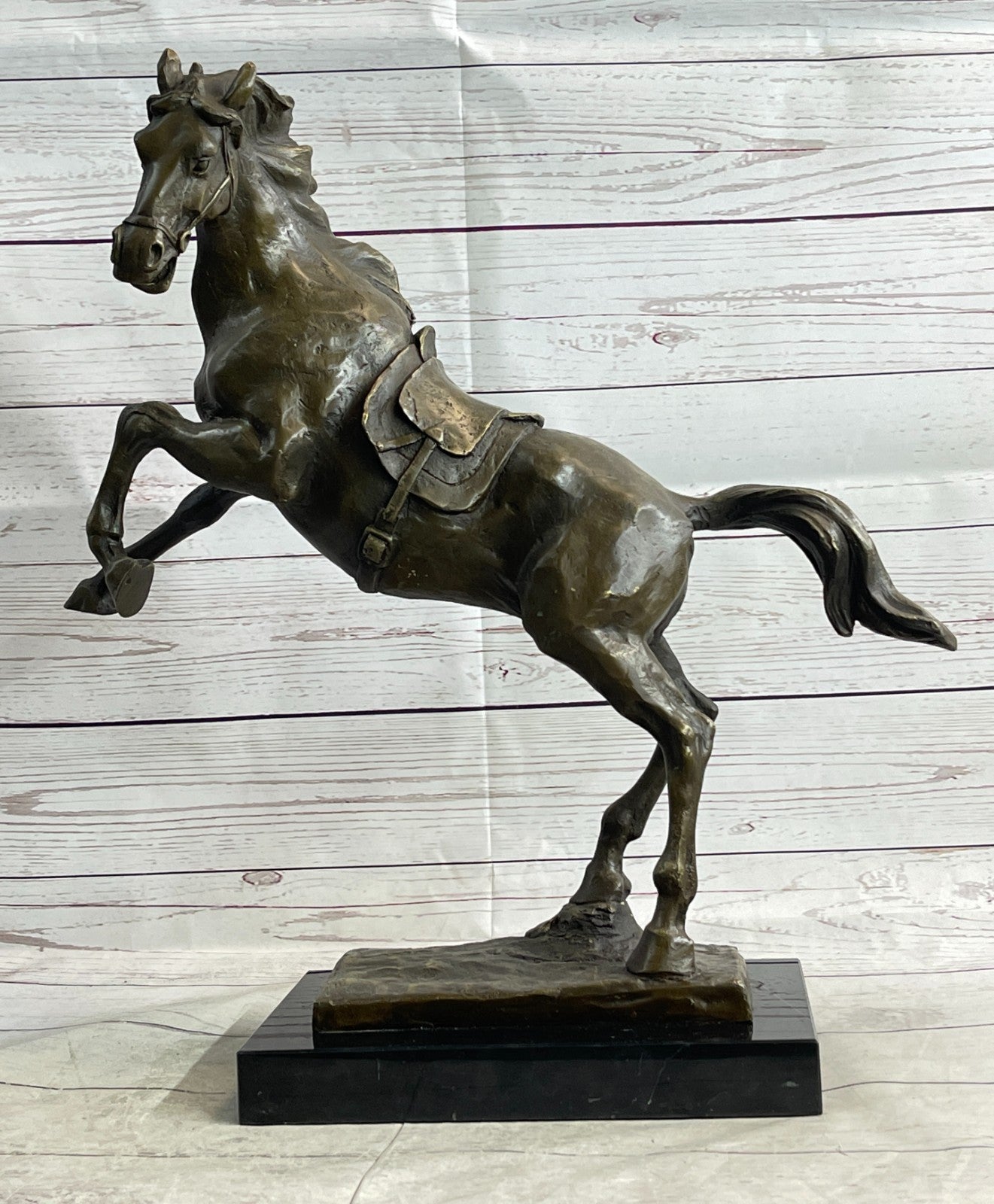 Memorable Korean War Horse: Staff Sgt Reckless in Pure Bronze Hand Made