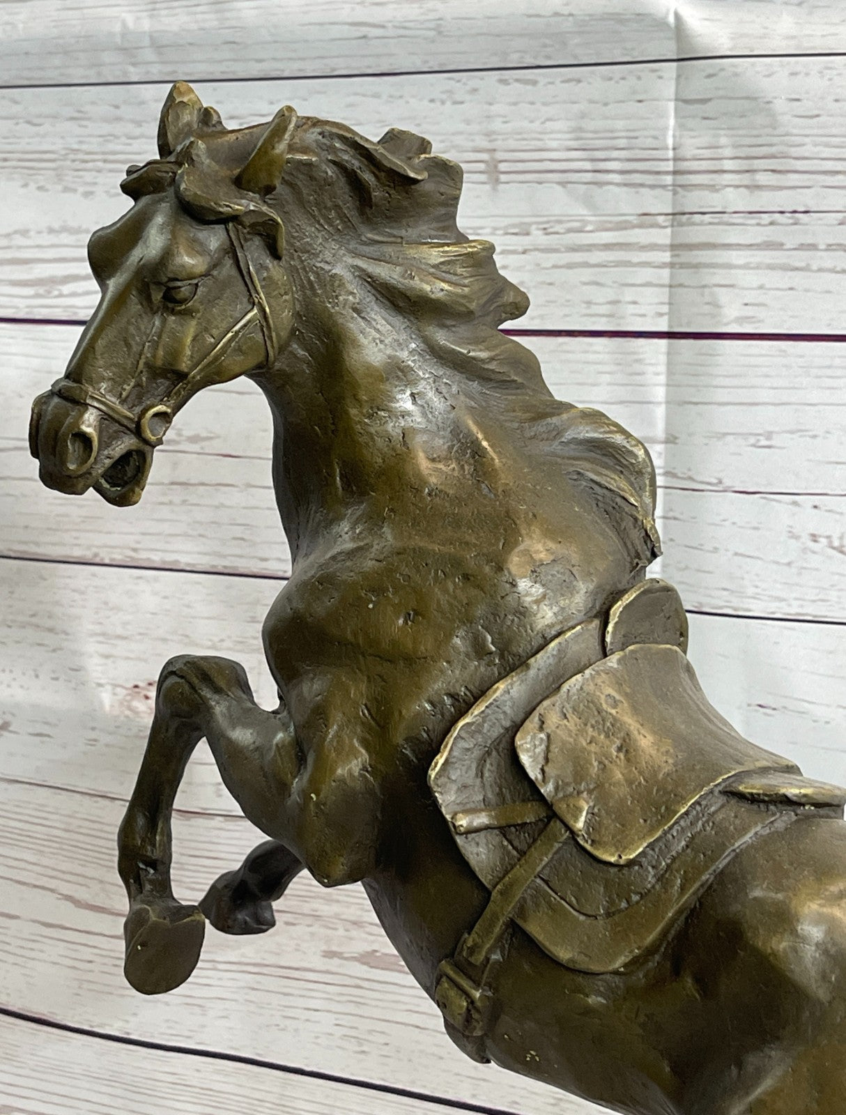 Memorable Korean War Horse: Staff Sgt Reckless in Pure Bronze Hand Made