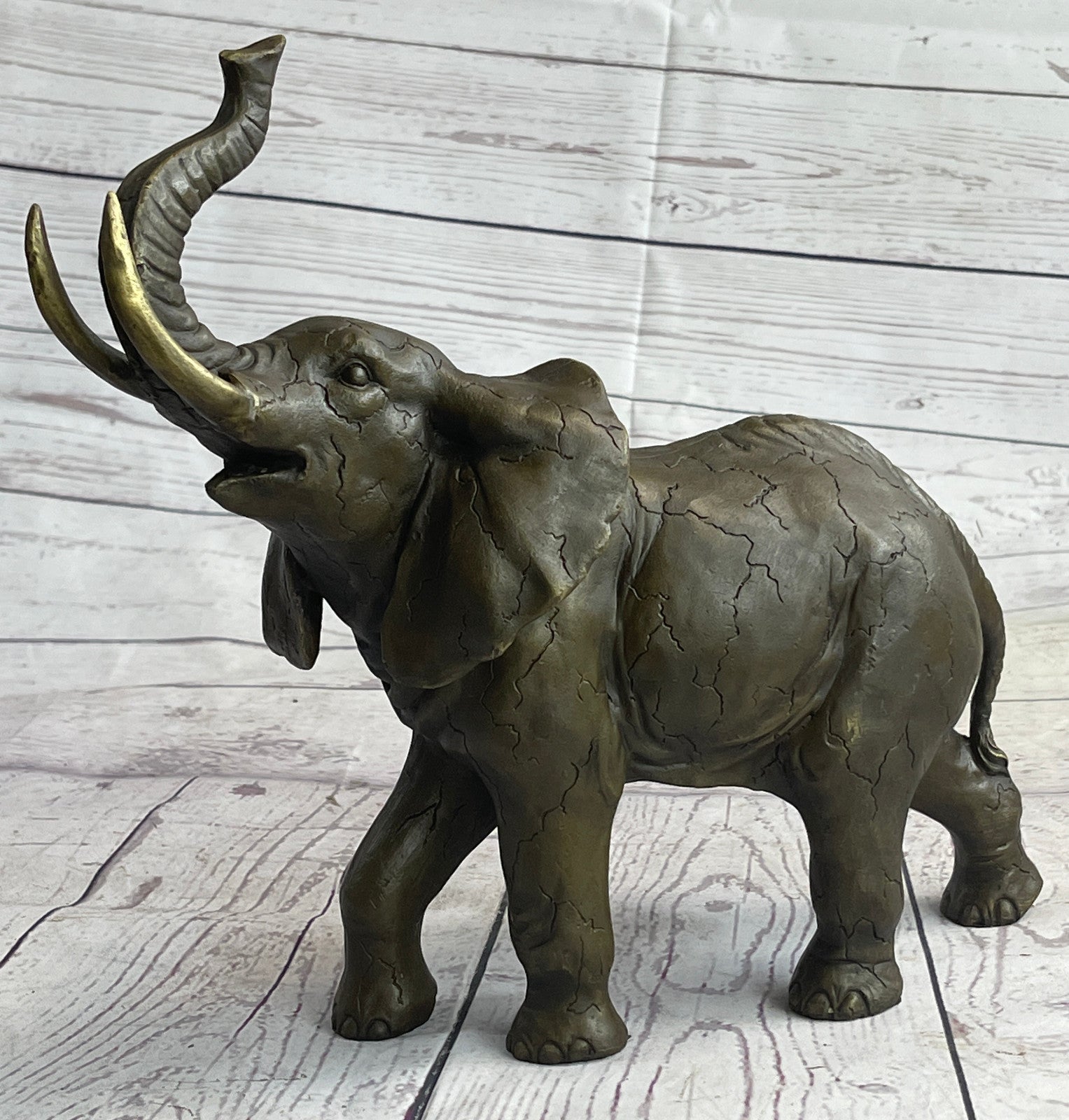 Massive Art Deco Wildlife elephant by Bugatti Bronze Hot Cast Statue Sculpture