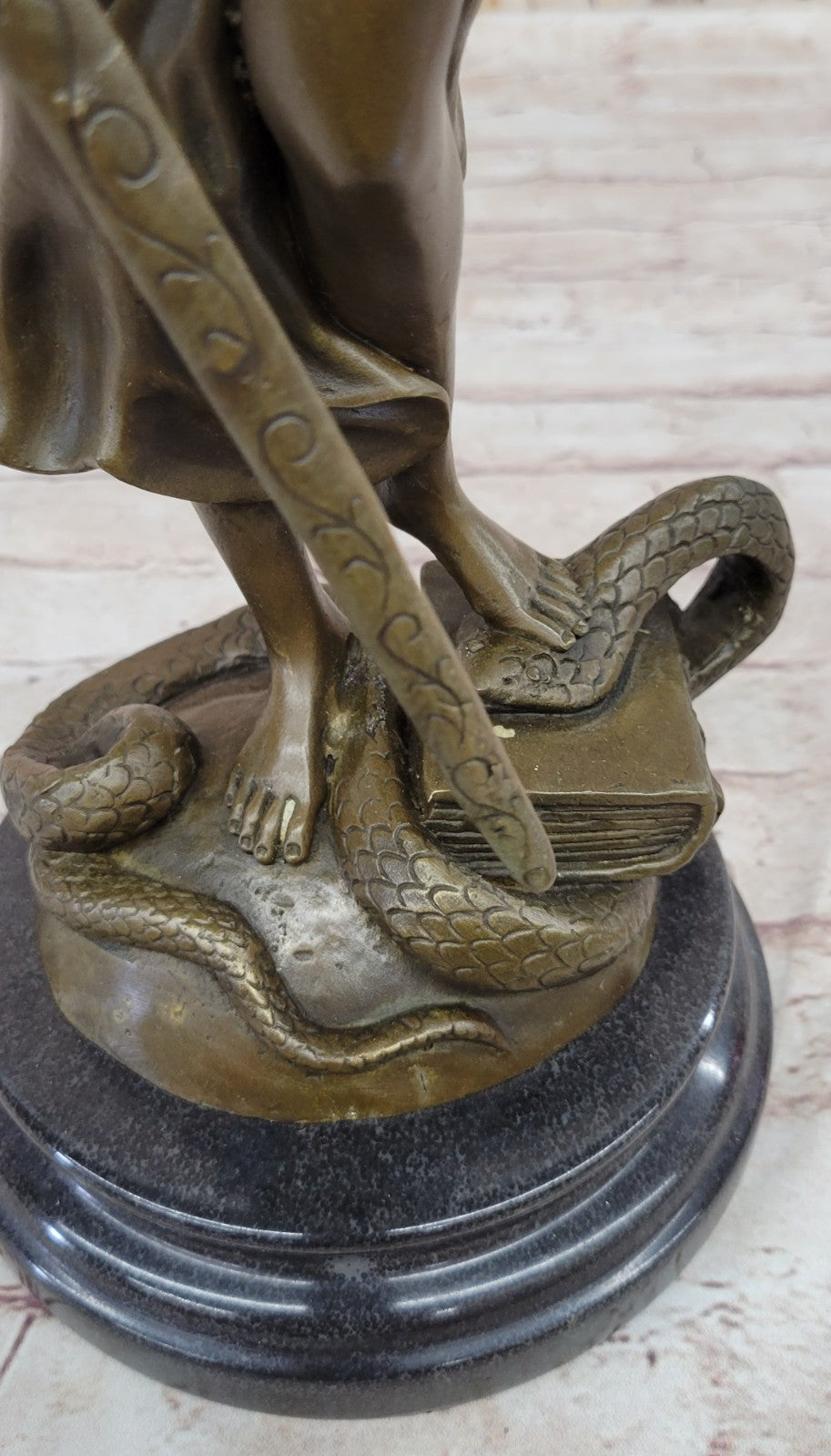 Nude Bronze Sculpture Blind Justice Justica Lawyer Judge Hot Cast Marble Figurine