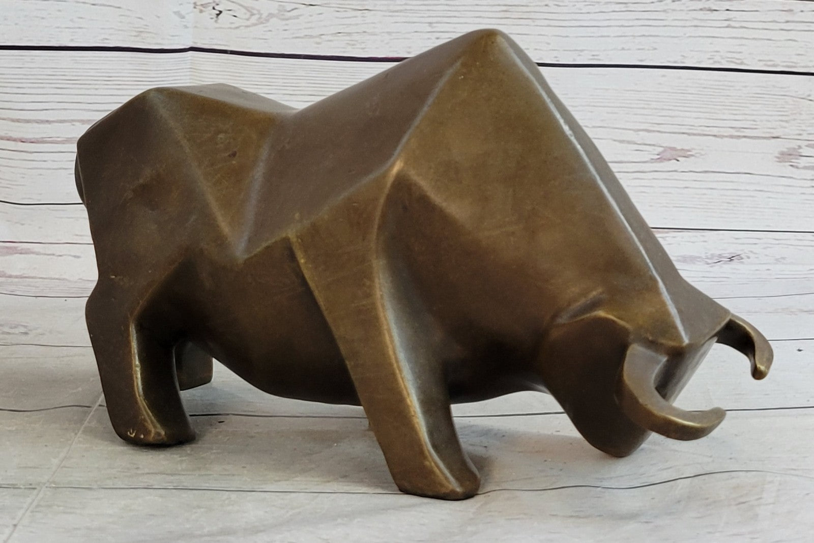 Hot Cast Detailed Surrealist Botero Bull Hand Made by Lost Wax Method Bronze Statue