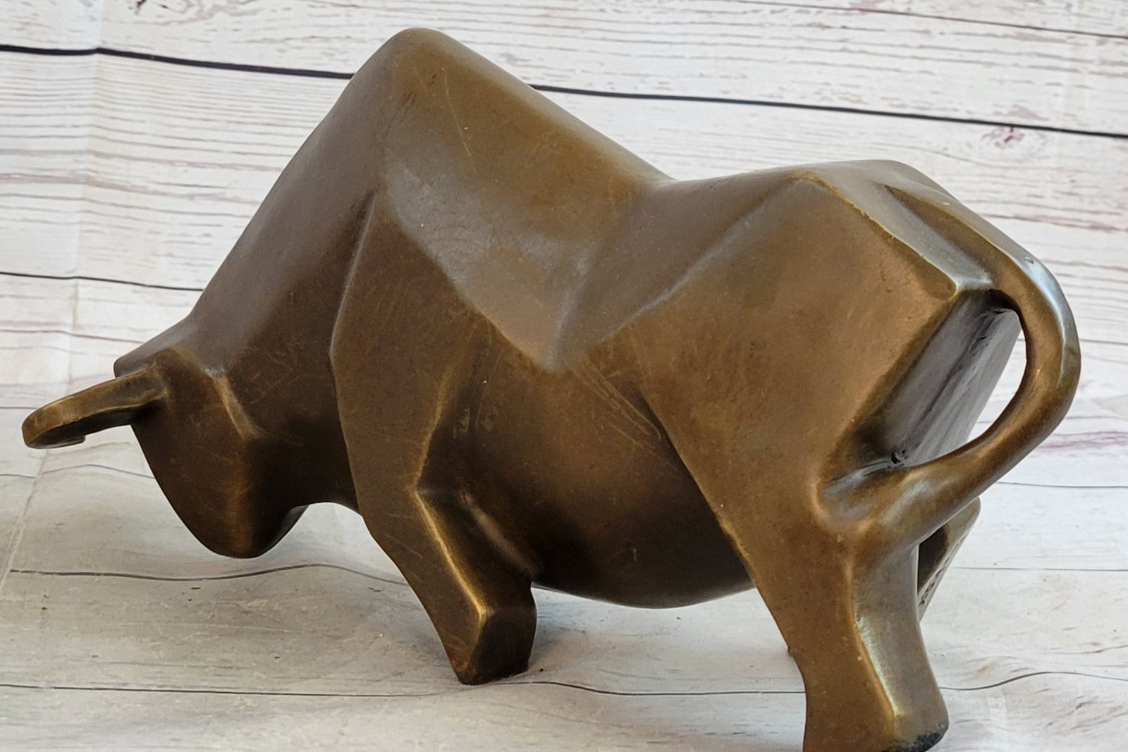 Hot Cast Detailed Surrealist Botero Bull Hand Made by Lost Wax Method Bronze Statue