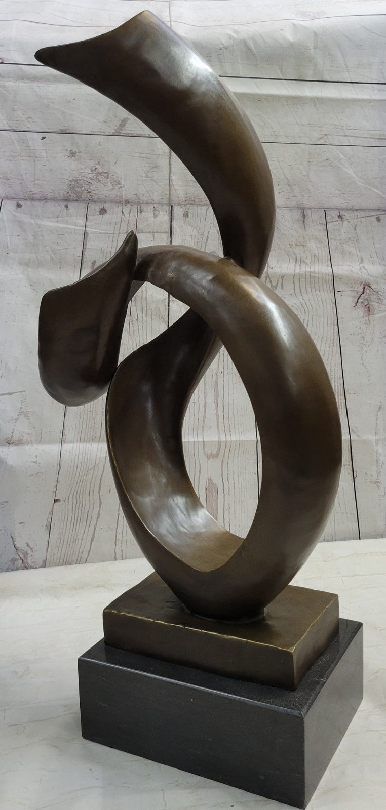 FINEST ALDO VITALEH BRONZE METAL SCULPTURE ABSTRACT MODERNISM GEOMETRIC ITALY