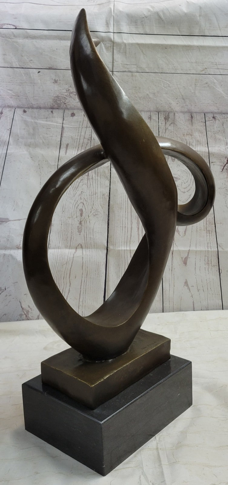 FINEST ALDO VITALEH BRONZE METAL SCULPTURE ABSTRACT MODERNISM GEOMETRIC ITALY
