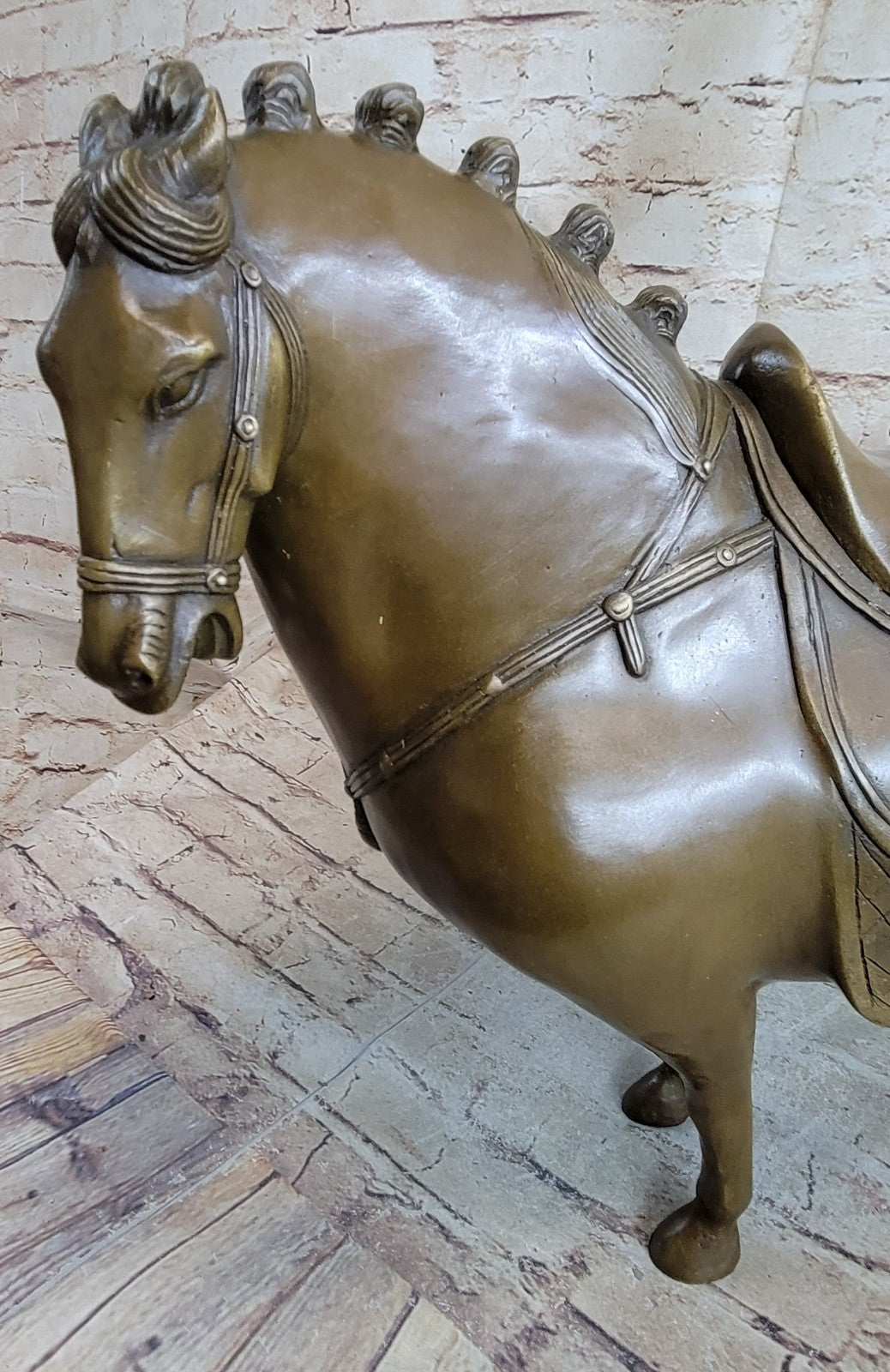 inged original Collector Edition B.C Zhang Tang Horse Bronze Sculpture Figure