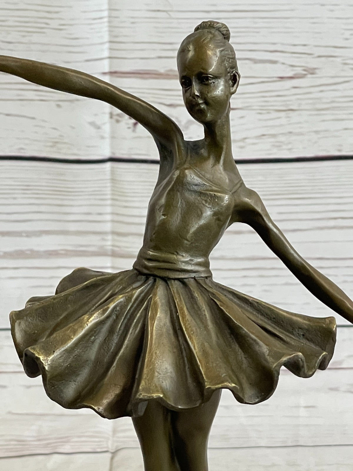 Cast Bronze Sculpture Ballerina Ballet Dancer Figurine Statue Hand Made Statue