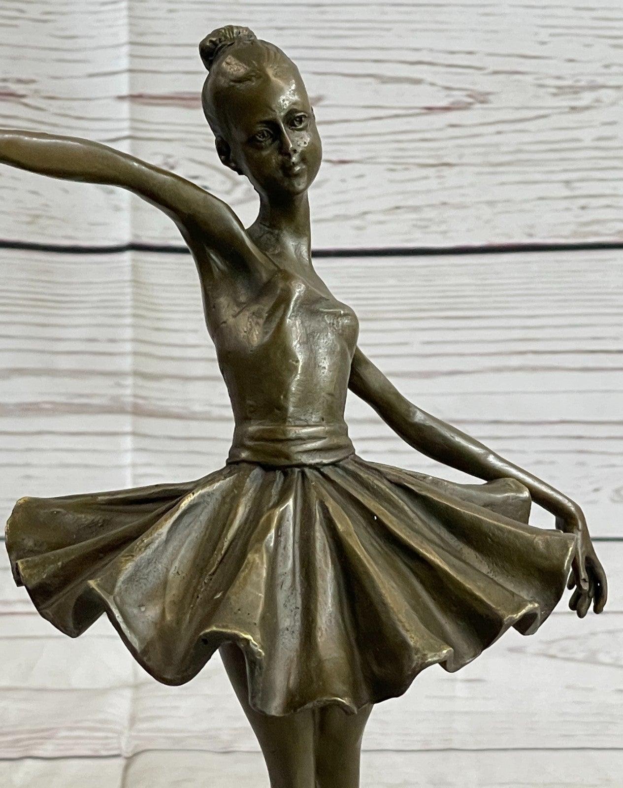 Cast Bronze Sculpture Ballerina Ballet Dancer Figurine Statue Hand Made Statue