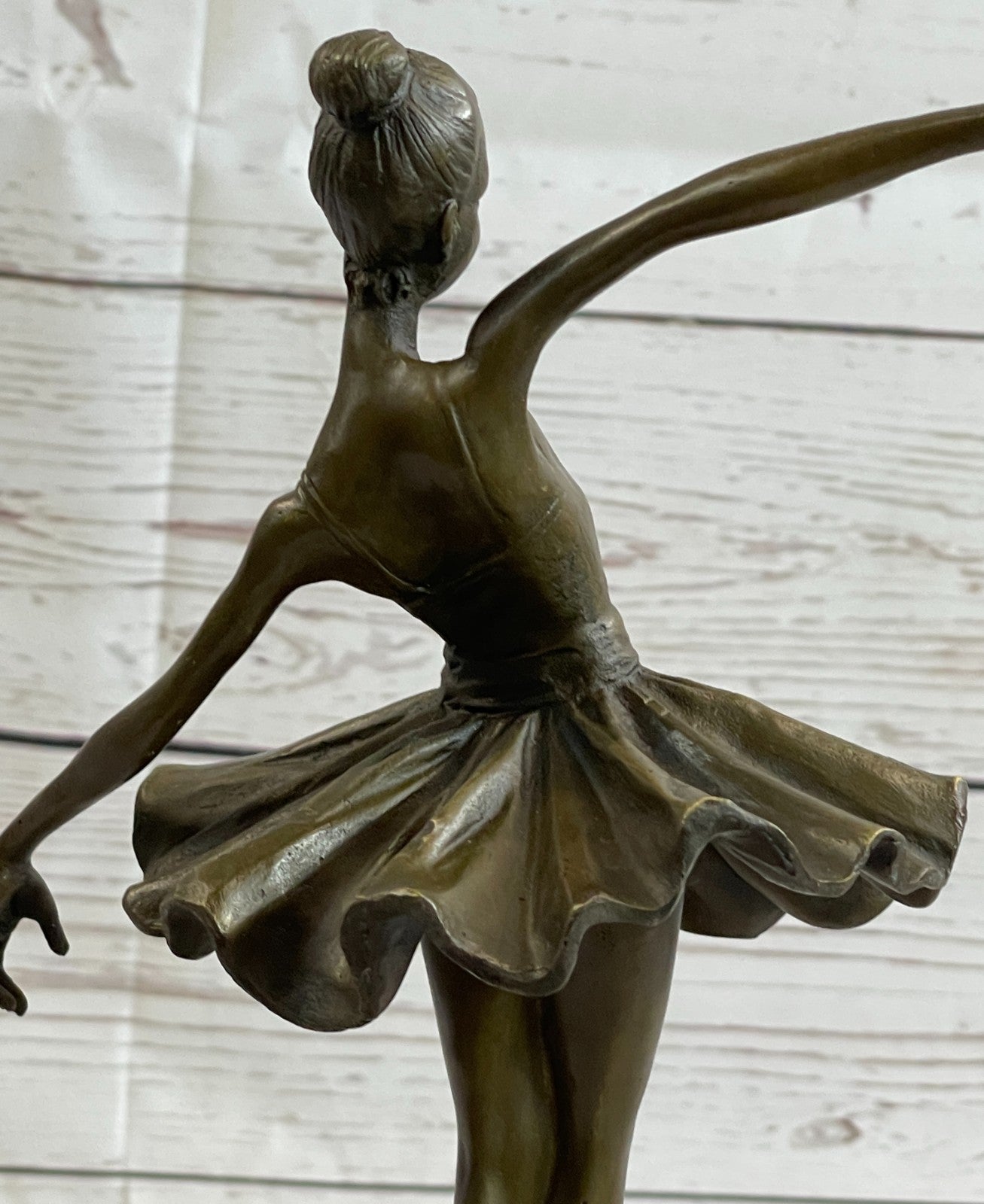 Cast Bronze Sculpture Ballerina Ballet Dancer Figurine Statue Hand Made Statue