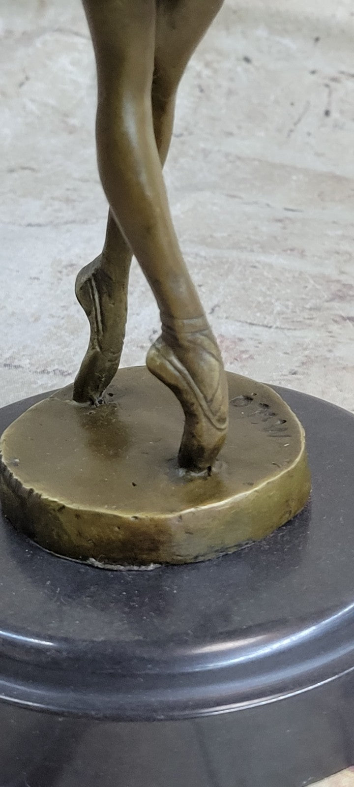 Handcrafted bronze sculpture SALE Marble Deco Nouveau Art Ballerina Prima