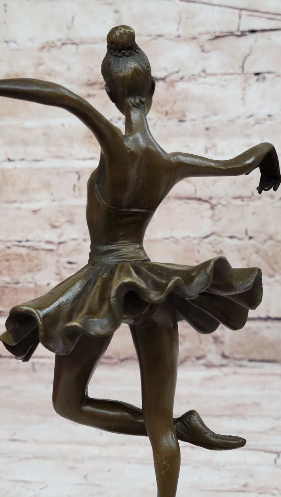Bronze Statue Home Decor Original Milo Female Dancer Ballet Brown Ballerina GIFT