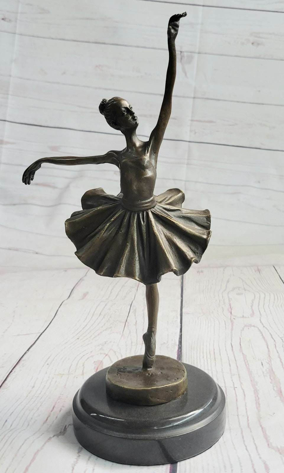 Cast Bronze Sculpture Ballerina Ballet Dancer Figurine Statue Hand Made Statue