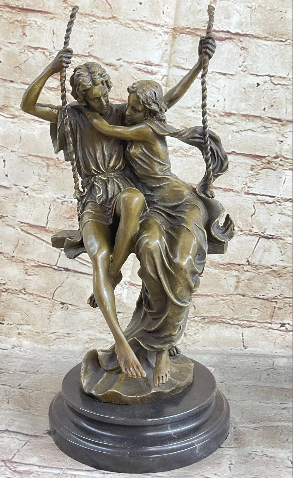 Handcrafted Detailed Museum Quality Artwork by Cesaro Bronze Sculpture Figure