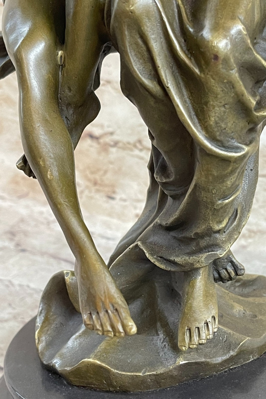 Handcrafted Detailed Museum Quality Artwork by Cesaro Bronze Sculpture Figure