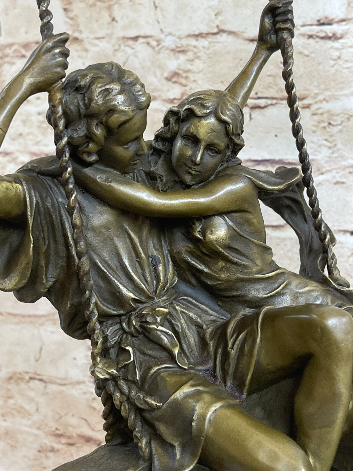 Handcrafted Detailed Museum Quality Artwork by Cesaro Bronze Sculpture Figure