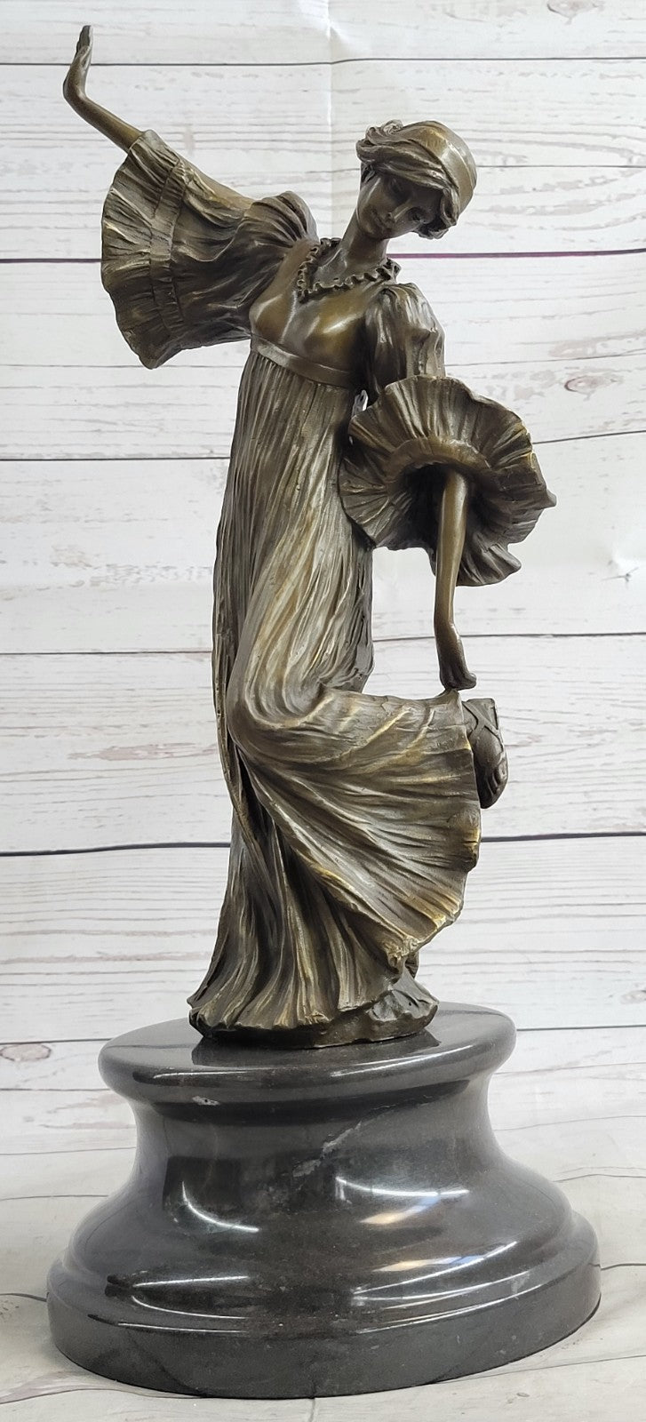 Statue Sculpture Victory Woman Art Deco Style Art Nouveau Style Solid bronze Gift