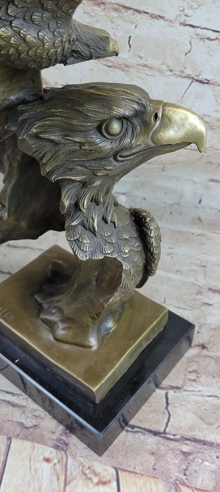 Victory`s Eagle in Flight Statue Real Bronze Sculpture Masterpiece Figurine