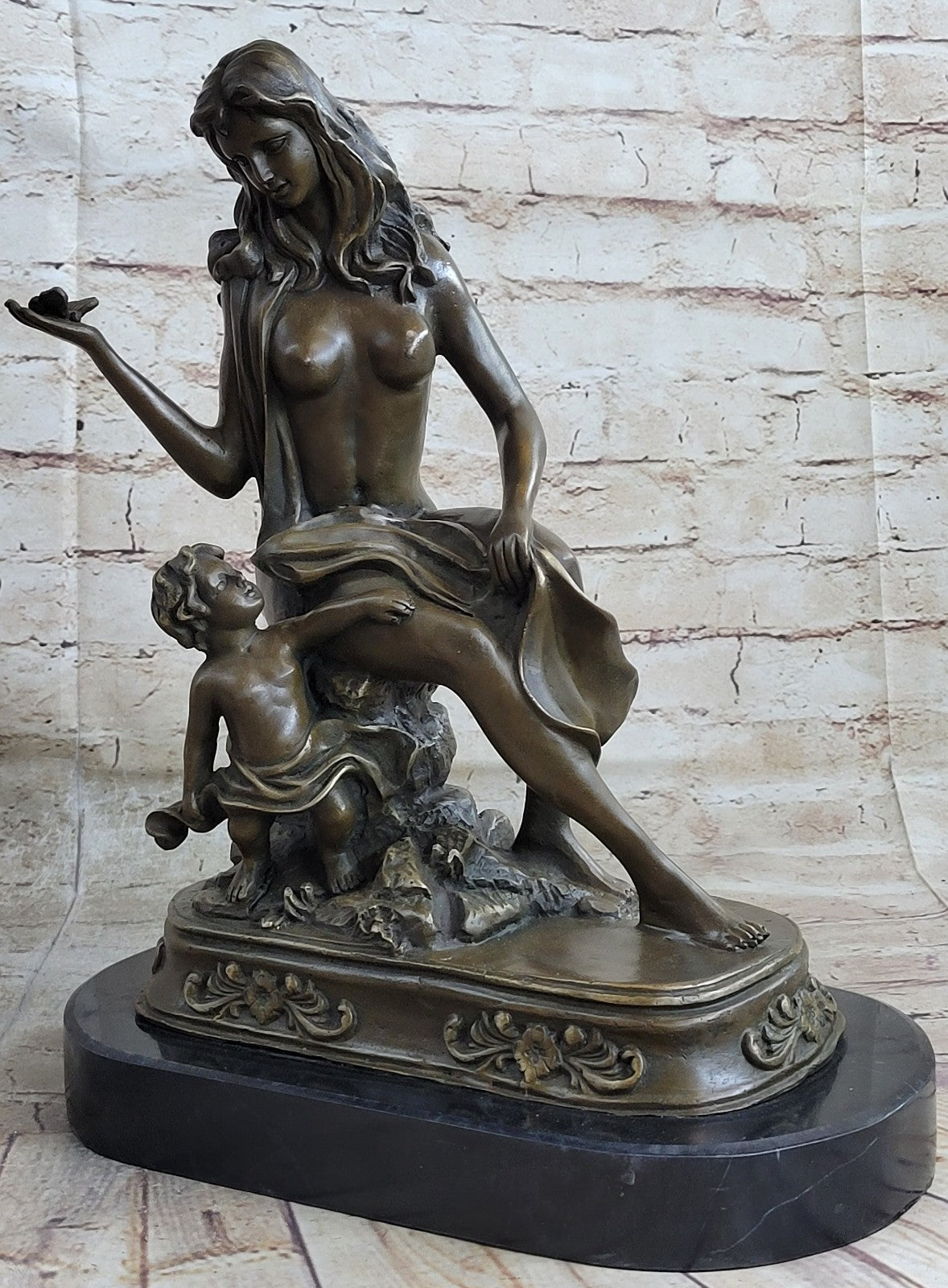 Original Milo Nude Abstract Female Bronze Sculpture Sexy Figurine Hotcast