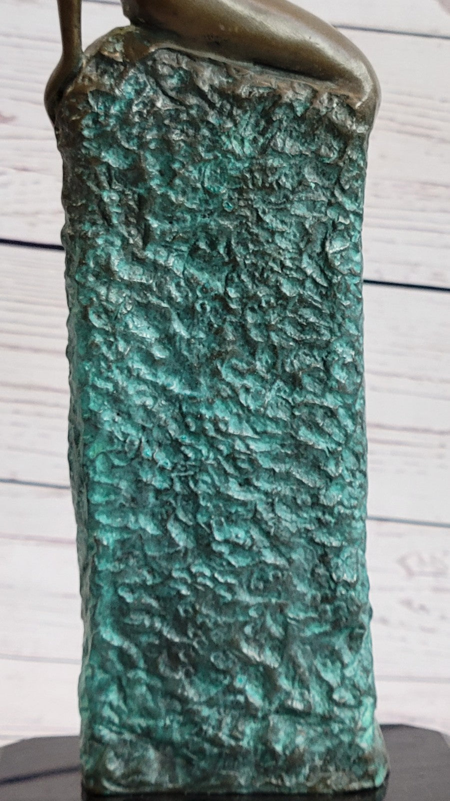Aldo Vitaleh Abstract Modern Art Bronze Sculpture Marble Nude Statue Home Deco