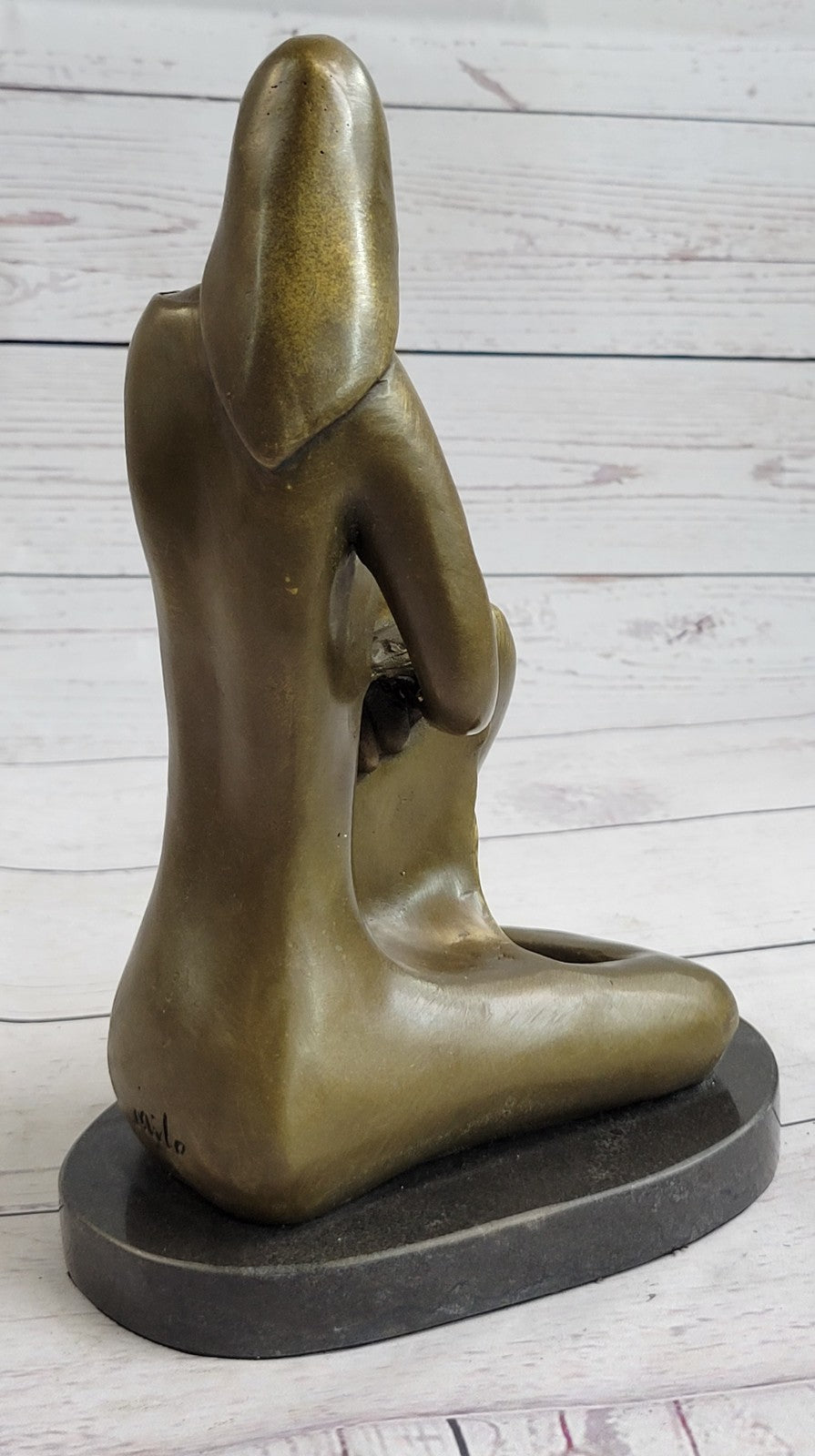 Handcrafted bronze sculpture SALE Children Kid Her To Reading Mother Art