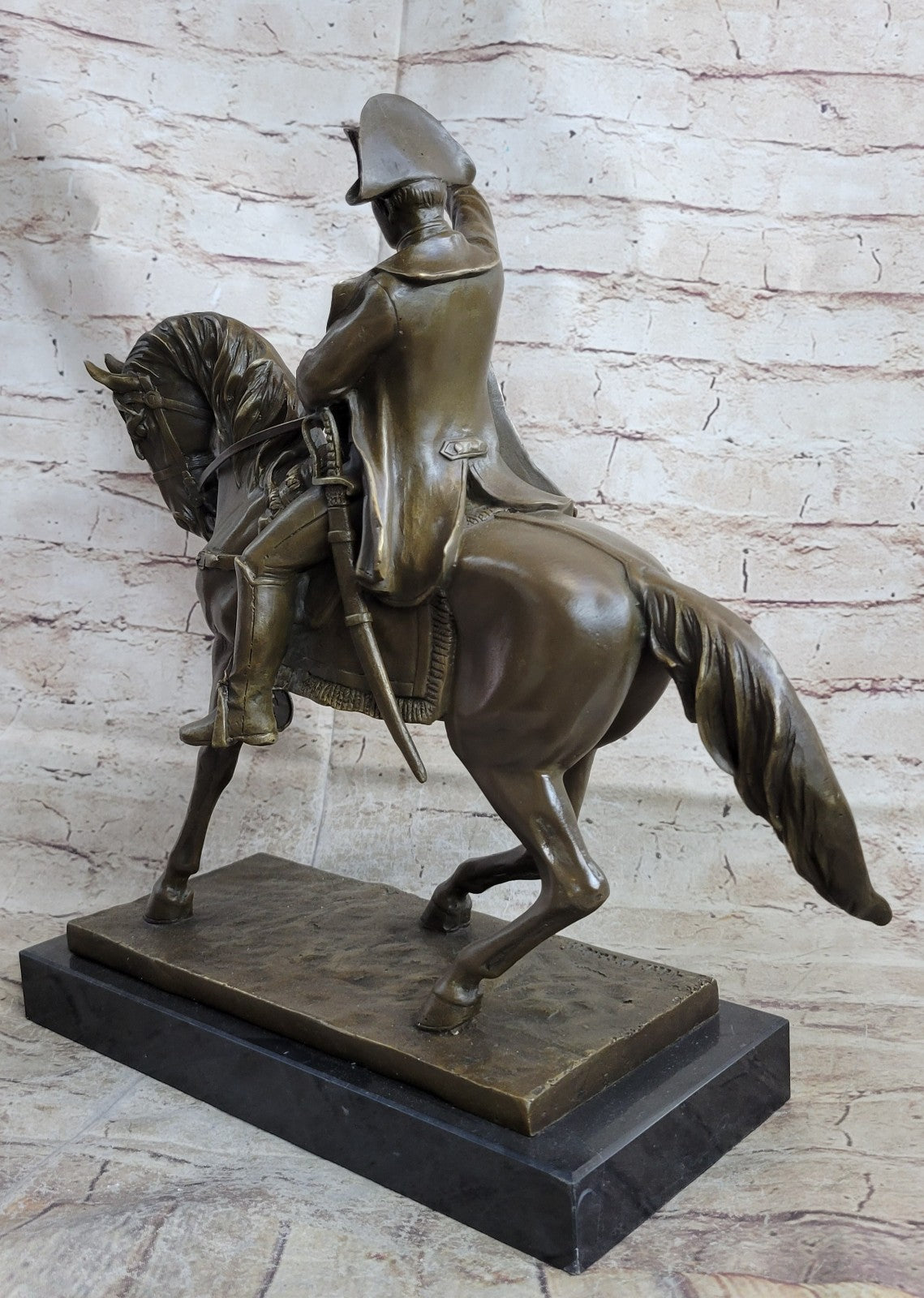 Bronze Sculpture 22 LBS Napoleon Bonaparte French Emperor Soldier Figurine Sale