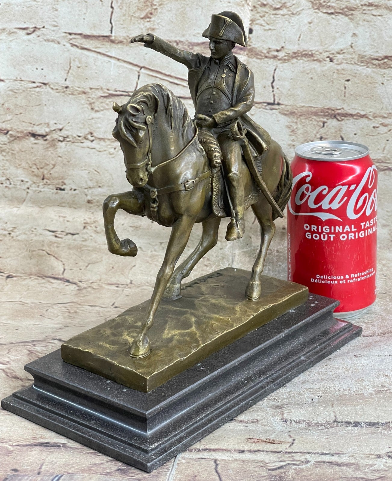 Hand Made Detailed Aldo Vitaleh French Artist Bronze Sculpture Classic Artwork
