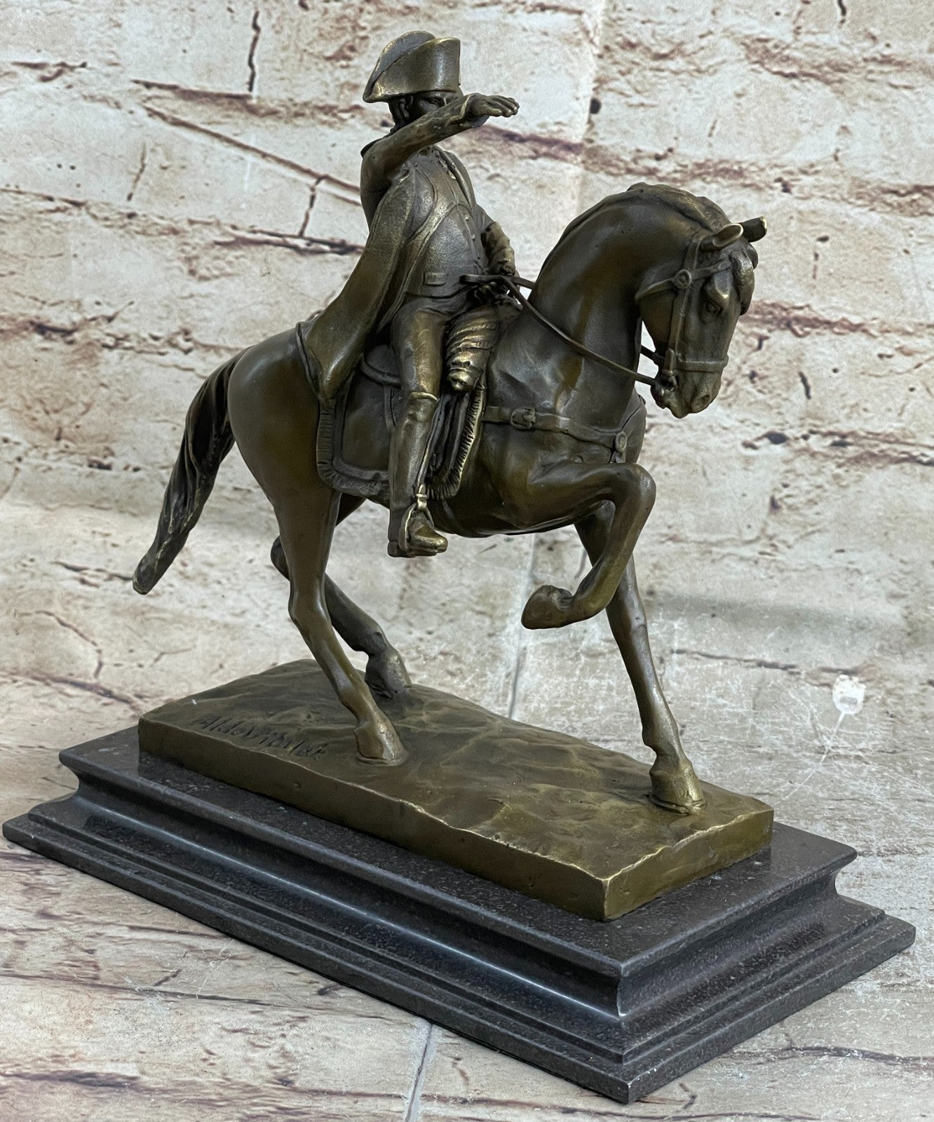 Hand Made Detailed Aldo Vitaleh French Artist Bronze Sculpture Classic Artwork