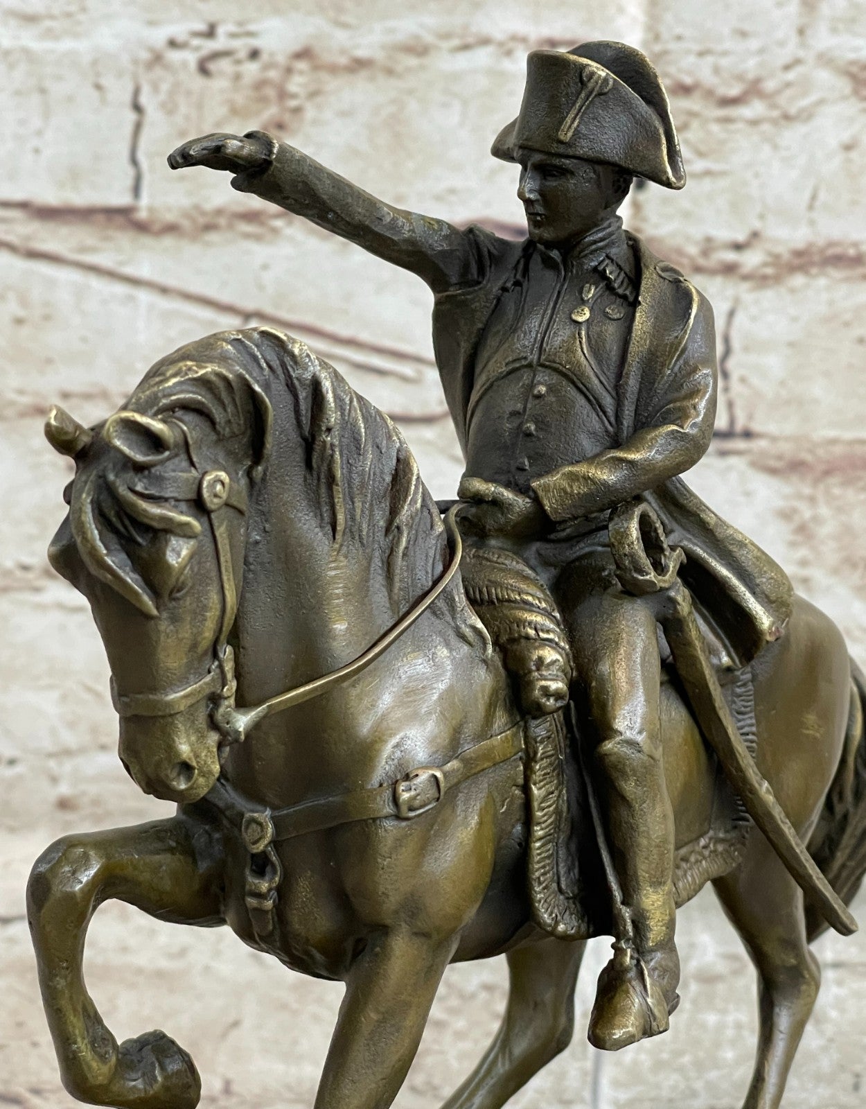Hand Made Detailed Aldo Vitaleh French Artist Bronze Sculpture Classic Artwork
