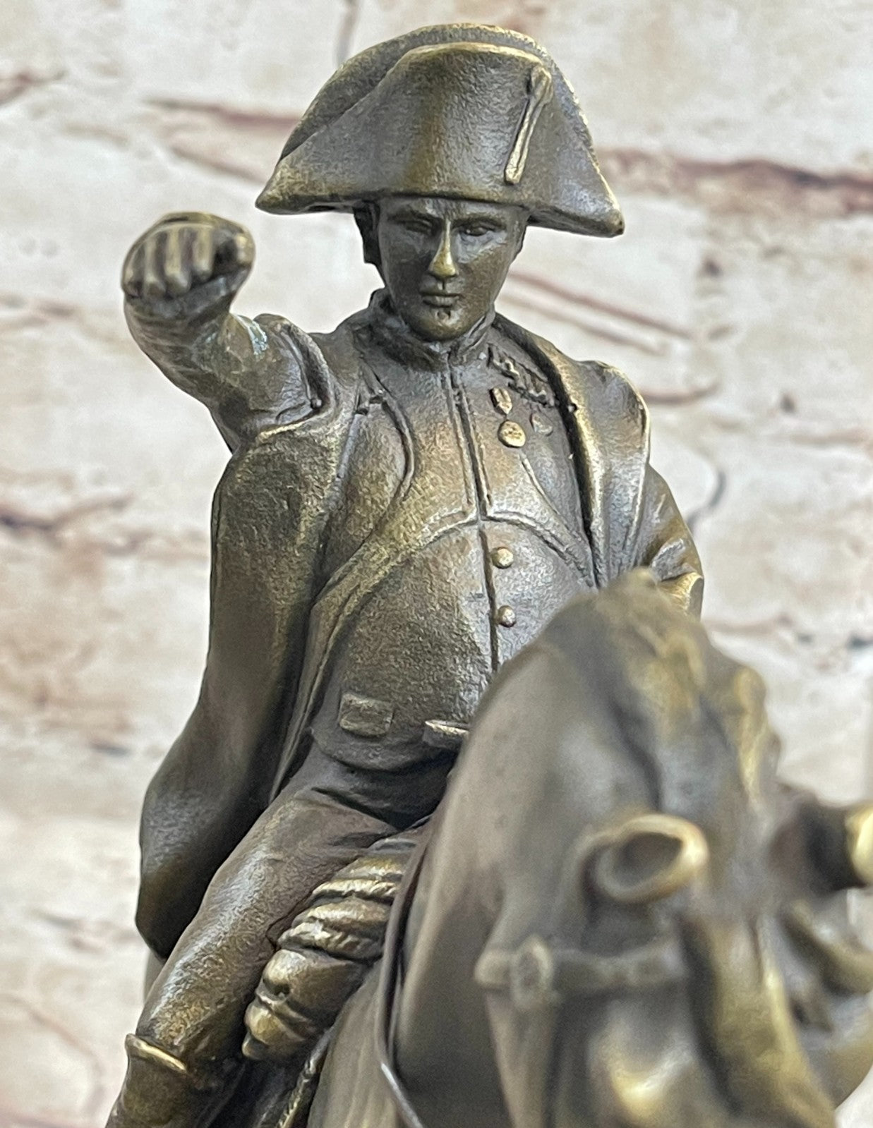 Hand Made Detailed Aldo Vitaleh French Artist Bronze Sculpture Classic Artwork